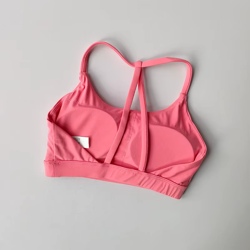 Soutien-gorge de sport pour femmes, dos nu, antichoc, Fitness, séchage rapide, Pilates, entraînement