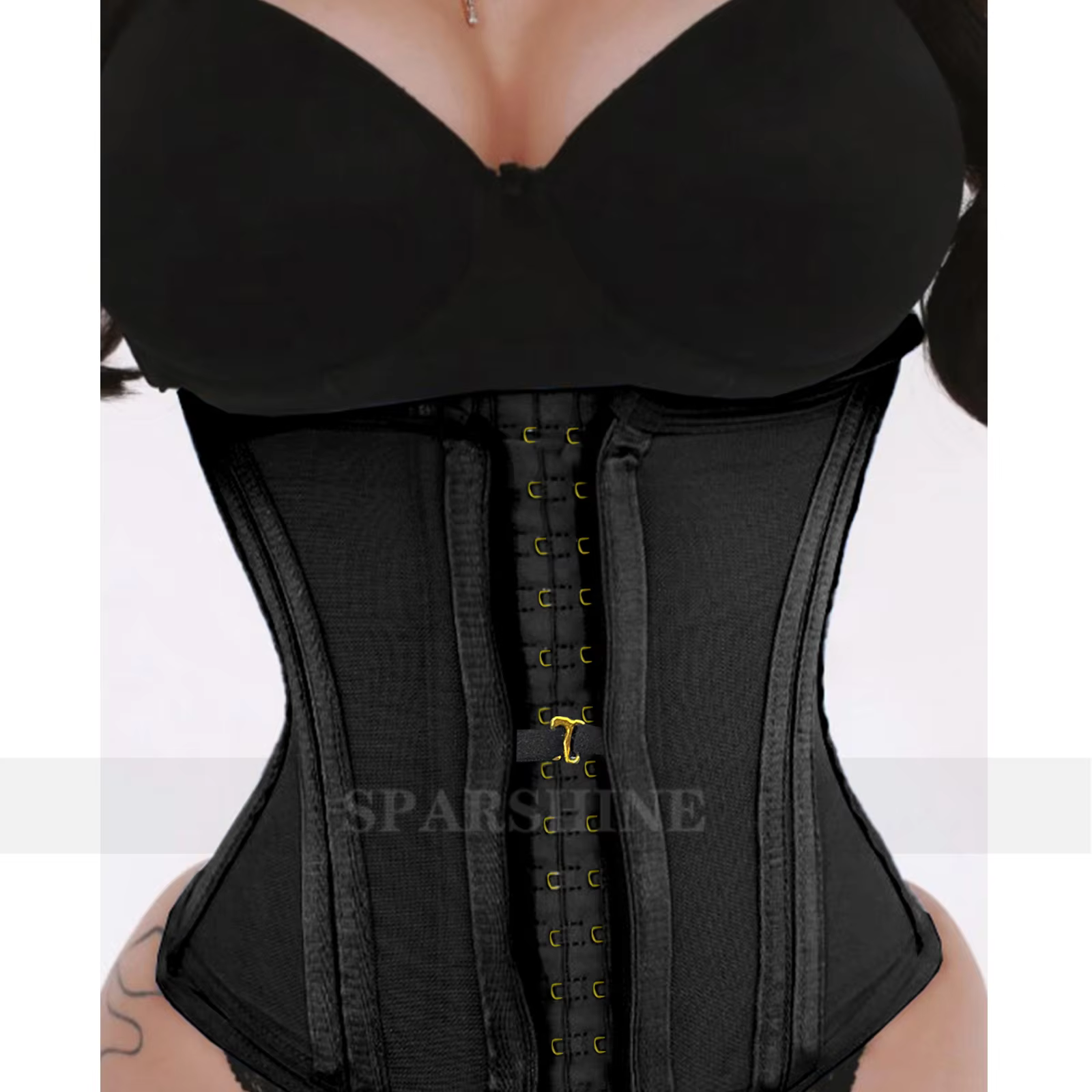 Corset modelant le corps à haute élasticité, entraîneur de taille, contrôle du ventre, haute Compres