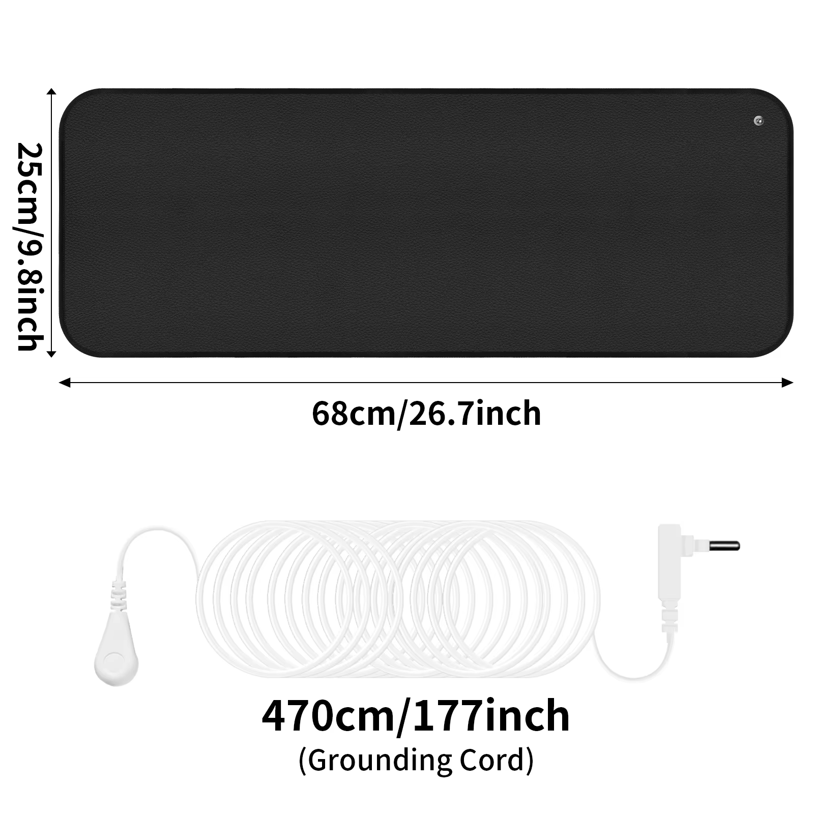 Tapis de mise à la terre en PU souple, 6 tailles, pour améliore le sommeil, améliore la Circulation,