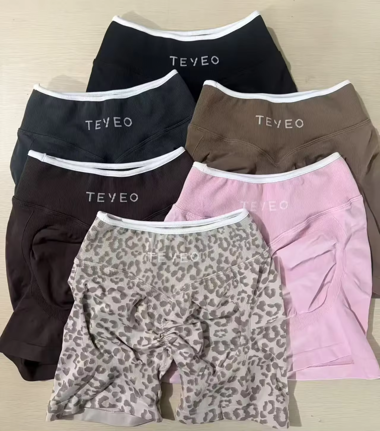 Shorts Sculptants Taille Haute pour Femme à Effet Scrunch, Séchage Rapide, Sexy, pour Yoga, Course,