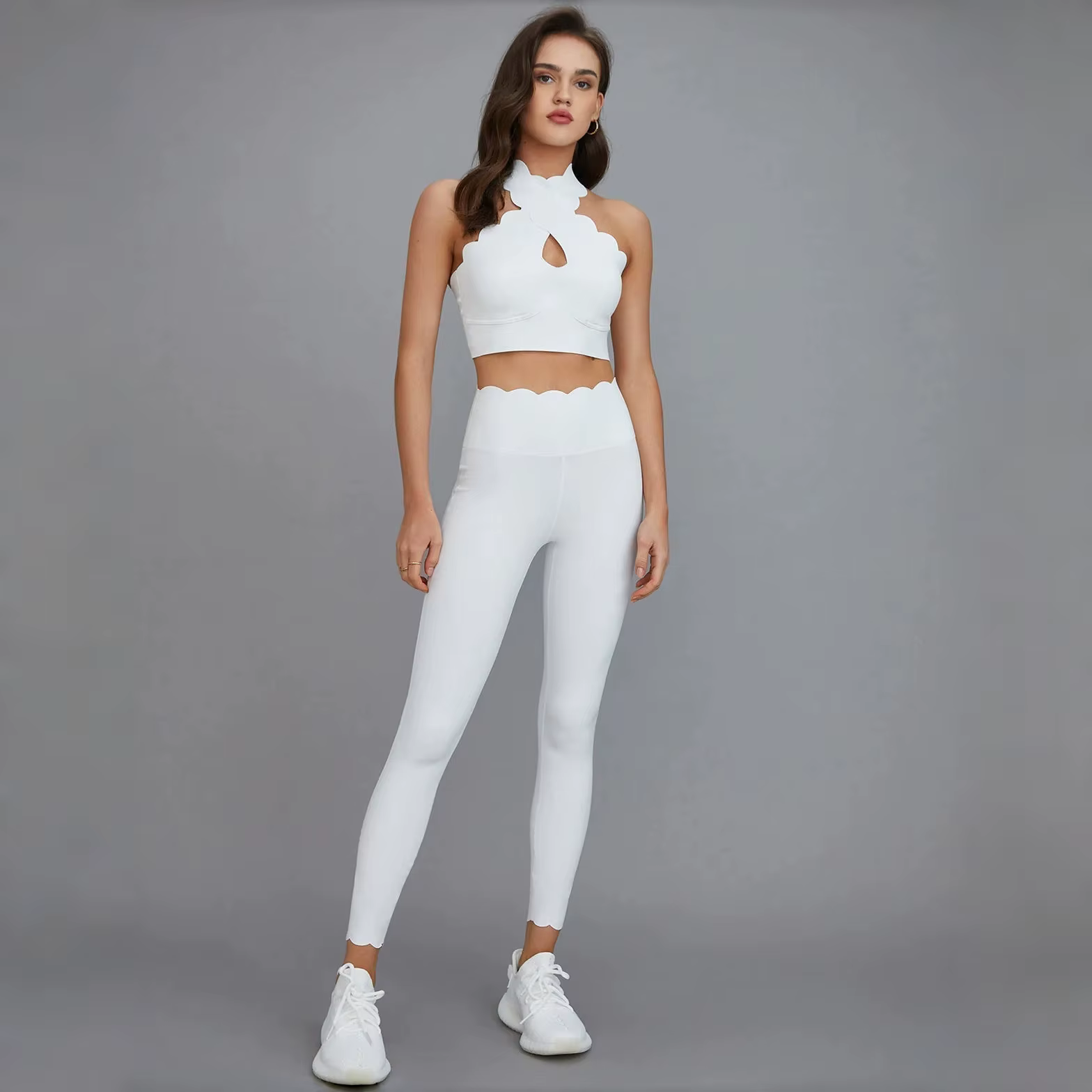 Ensemble de yoga taille haute pour femme, ensemble sport femme, soutien-gorge de sport sportif, beau