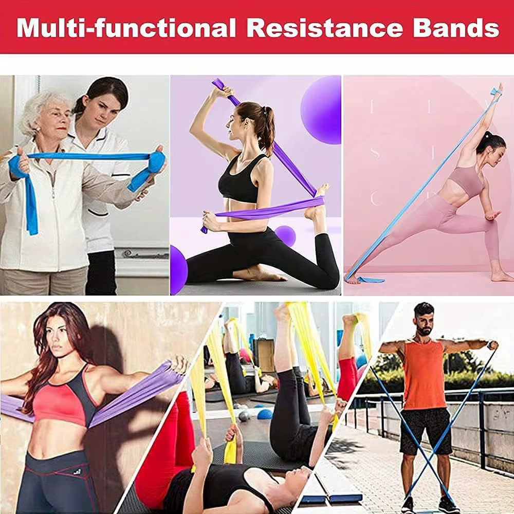 Bandes de résistance pour hommes et femmes, 1/3 pièces, sangles d'exercice élastiques avec boucles e