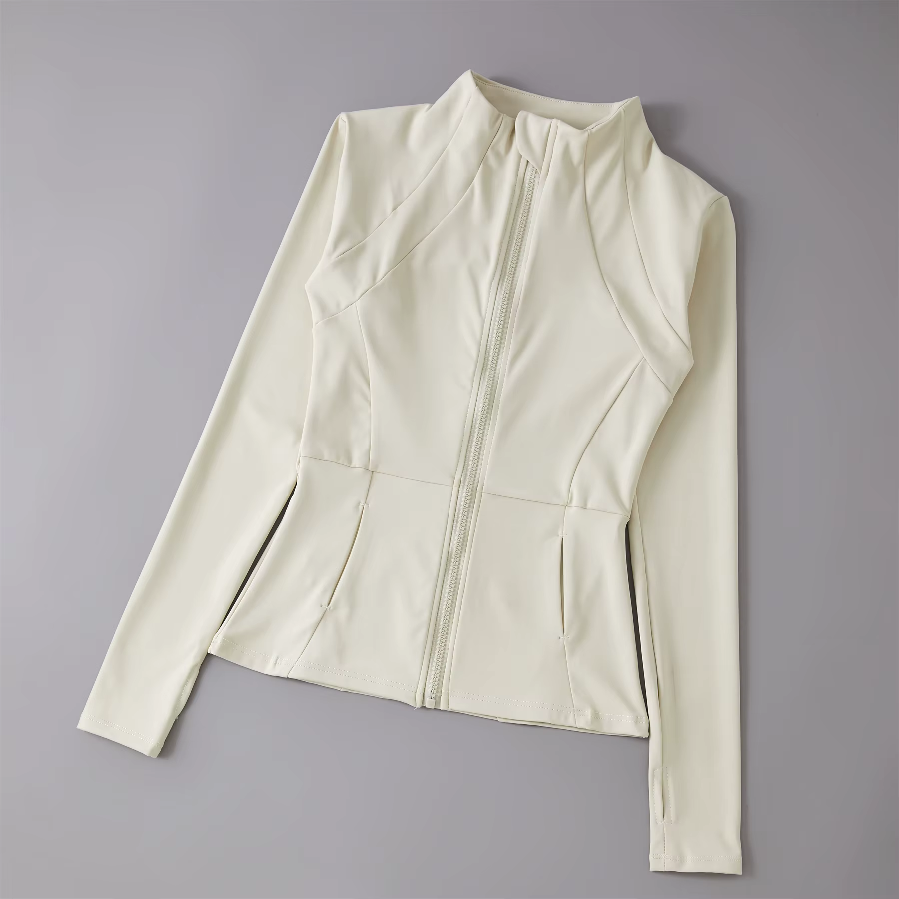 Vêtements de Yoga coupe-vent vêtements de sport femme course à manches longues sweat-shirt vestes de