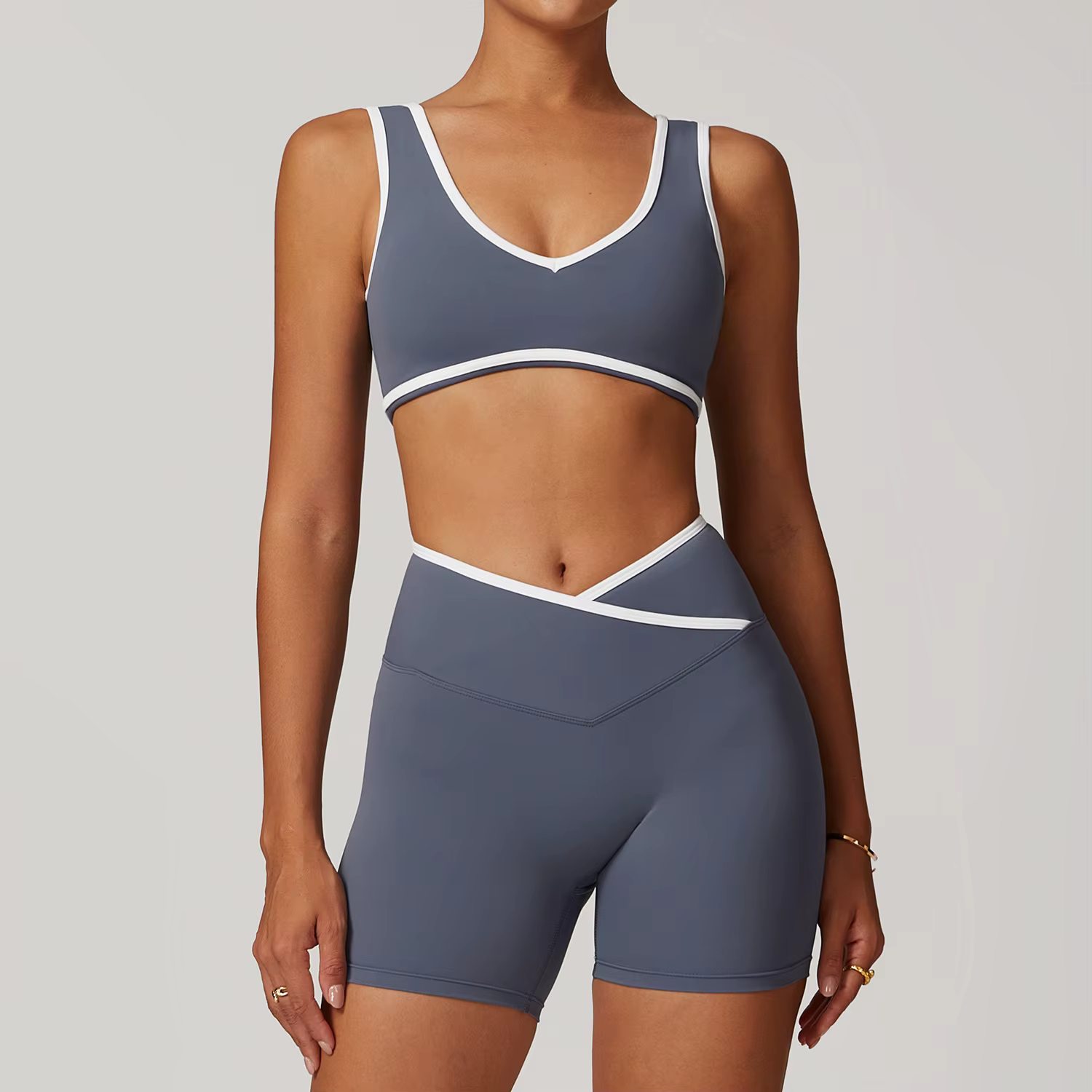 Ensemble de vêtements de Yoga pour femmes, 2 pièces, tenues d'entraînement, Fitness, survêtement de