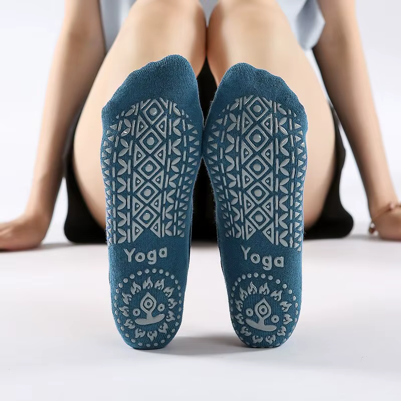 Chaussettes de Pilates coordonnantes en coton respirant pour femmes, bandage de yoga, fitness, danse