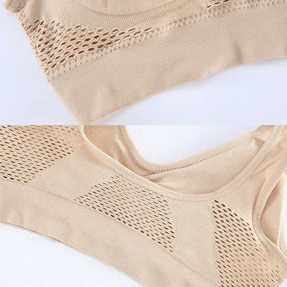 Soutien-gorge de sport en maille sans couture pour femmes, sous-vêtements de course, de Fitness, ant