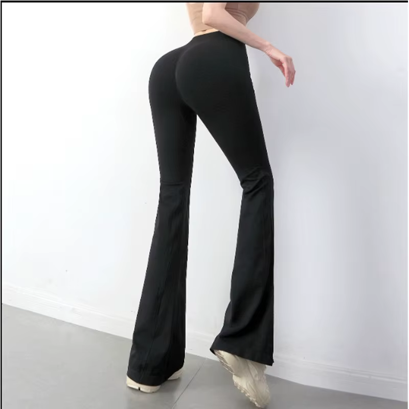 Leggings évasés pour femmes pantalons de Yoga gymnastique Fitness sport taille haute Fitness décontr