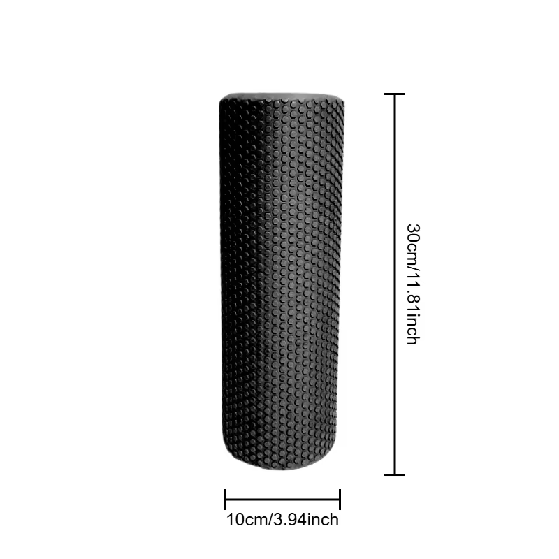 Rouleau de yoga hexagonal : Cylindre en mousse EVA (diamètre 9,5 cm, longueur 29,7 cm) pour le Pilat