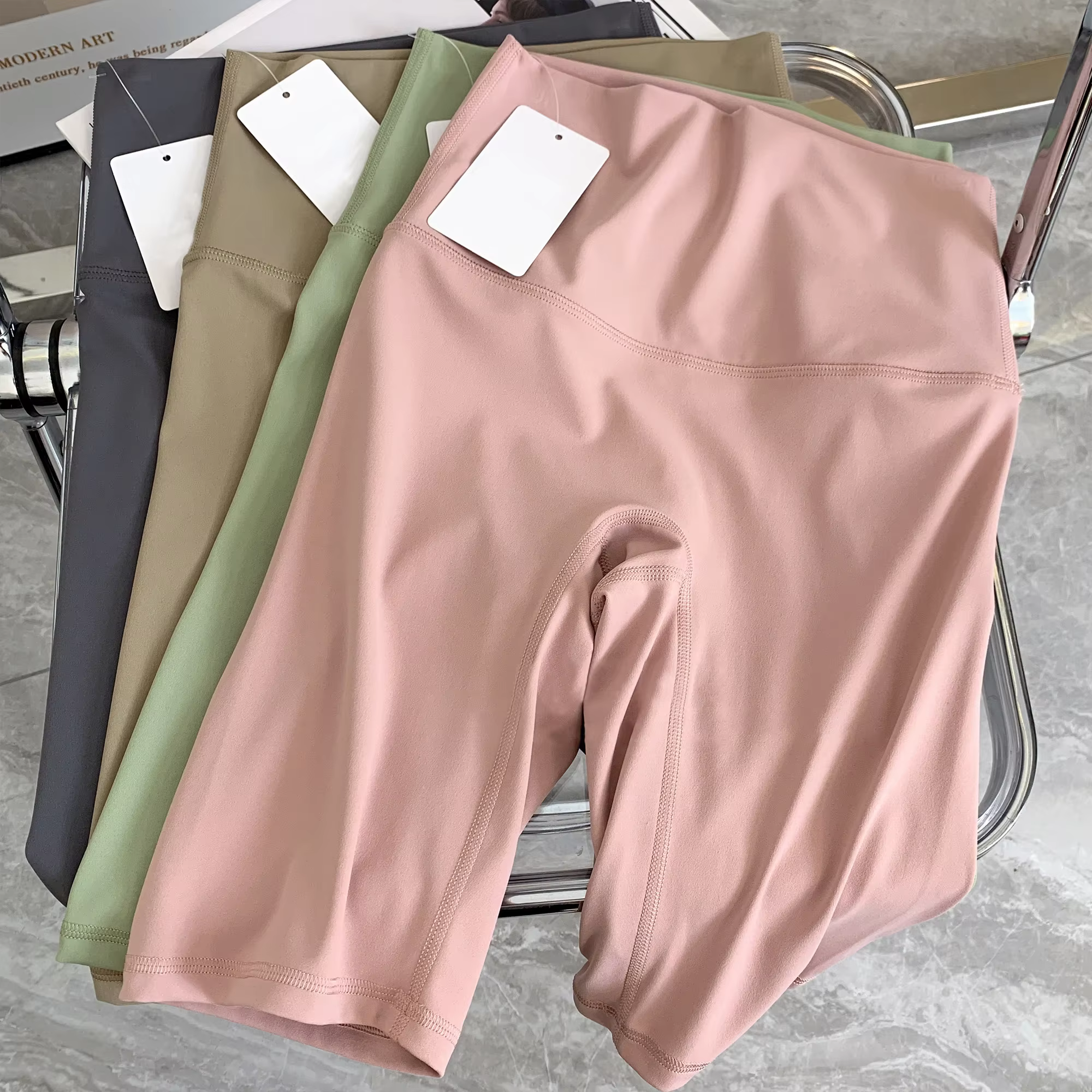 Shorts de Yoga d'été collants élastiques respirants Leggings séchage rapide sport Fitness Yoga cycli