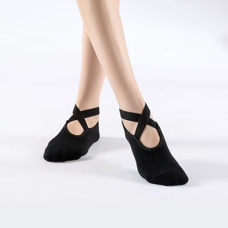 Chaussettes de Pilates coordonnantes en coton respirant pour femmes, bandage de yoga, fitness, danse