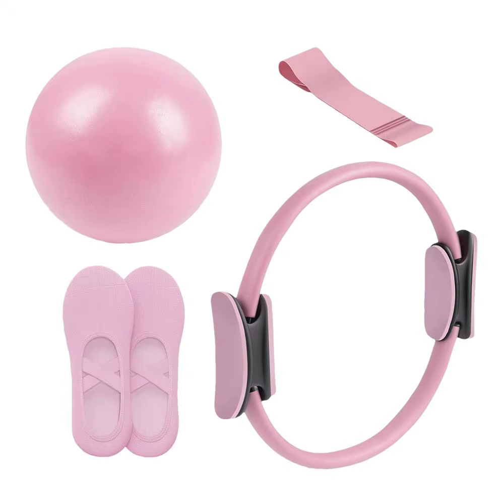 Ensemble de balles et d'anneaux de Pilates, bande de résistance, équipement de Fitness pour la gross