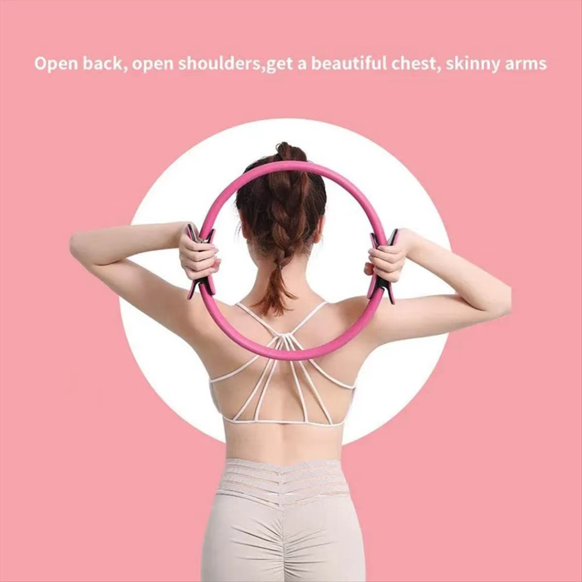 Cercle de Pilates ABPF pour sculpter les cuisses intérieures et extérieures, anneau de Pilates pour 