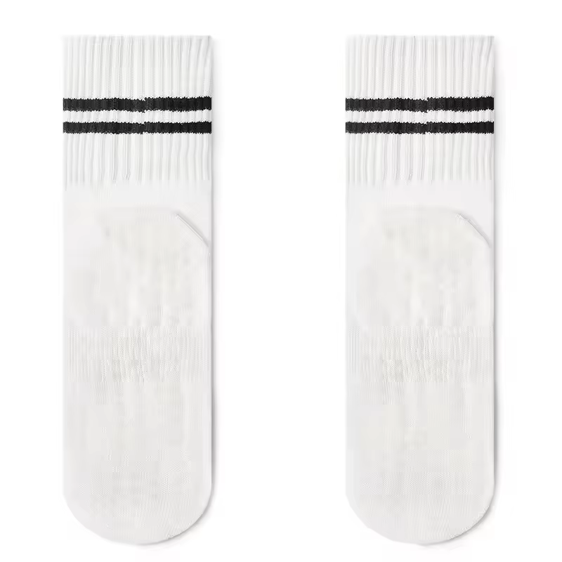 Chaussettes de Pilates antidérapantes pour femmes avec grip, 1 paire de chaussettes de yoga pour bar