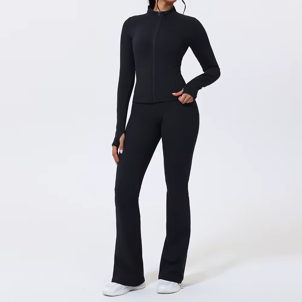 2 pièces costume de Yoga ensemble de sport vêtements de Yoga ensemble de gymnastique femmes survêtem