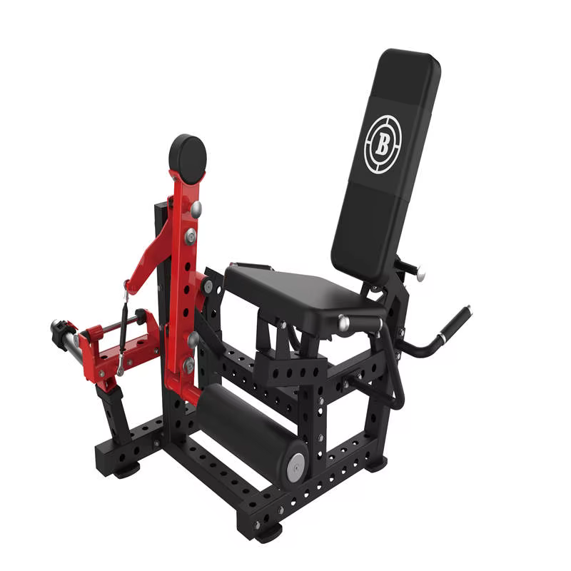 Équipement de forme physique de gymnase de curl de jambe d'étirement assis pour la machine d'extensi