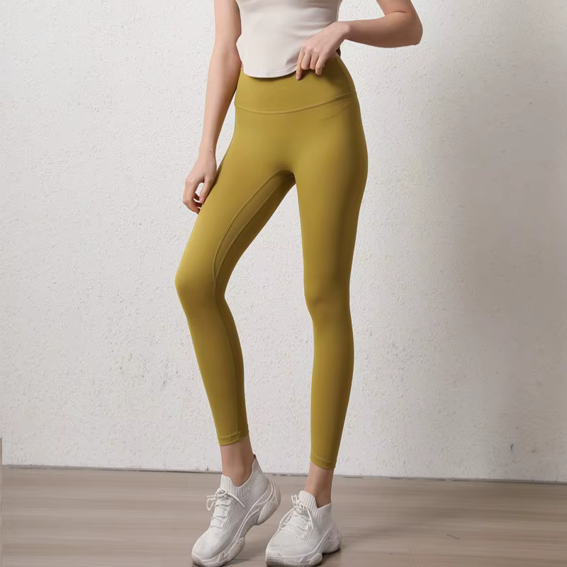 Leggings de yoga haut de gamme pour femmes, pantalons de sport à haute élasticité, collants de cours