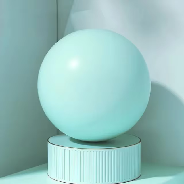 Ballon de yoga anti-éclatement de 25 cm, petit ballon de Pilates givré, ballon de fitness en paille 
