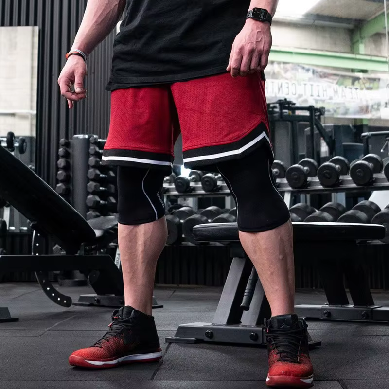 Short de sport d'entraînement d'été hommes Fitness maille respirant Fitness sport pantalons courts l