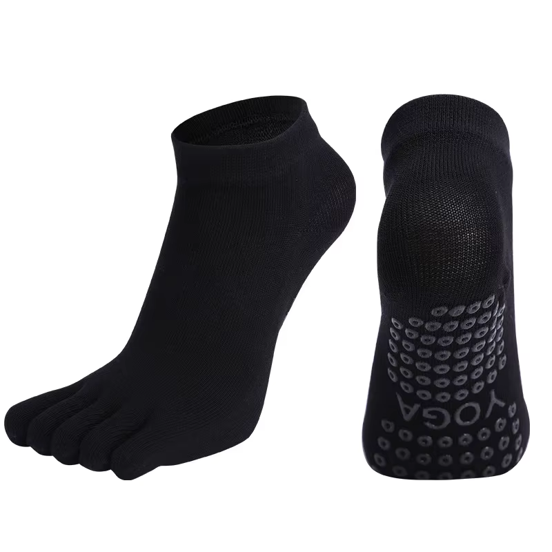 Pilates danse gymnastique Yoga chaussettes coton cinq doigts antidérapant chaussettes de sport respi