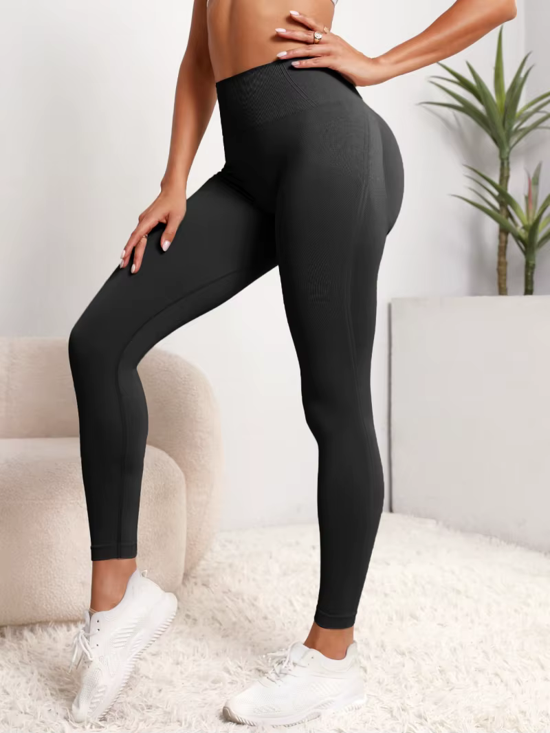 Leggings taille haute pour femmes, pantalon d'entraînement, contrôle du ventre, doux, extensible, co