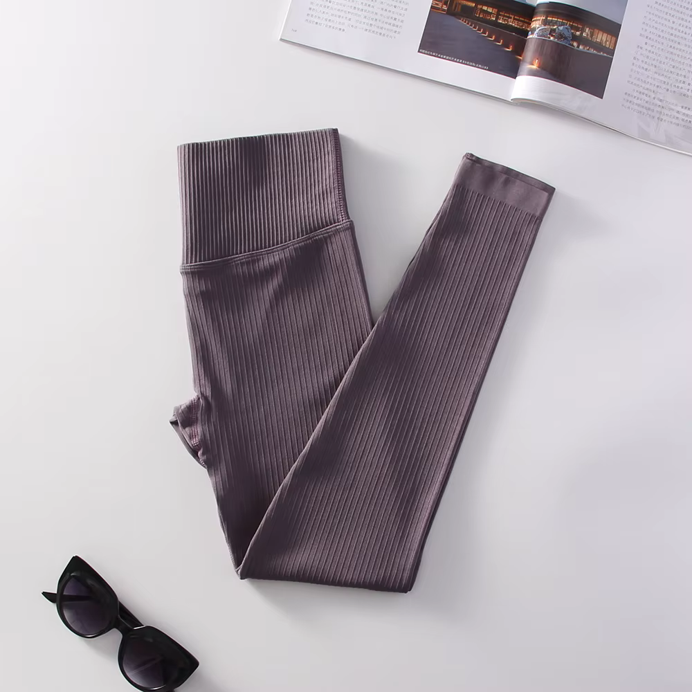 Leggings longs de yoga pour femmes, peuvent être portées en toutes saisons, taille haute, sans coutu