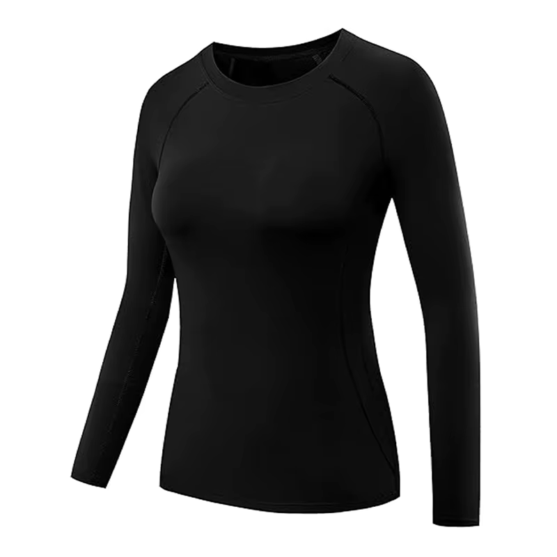 Chemise de Compression pour femmes, Yoga athlétique, course à pied, T-Shirt à manches longues, print