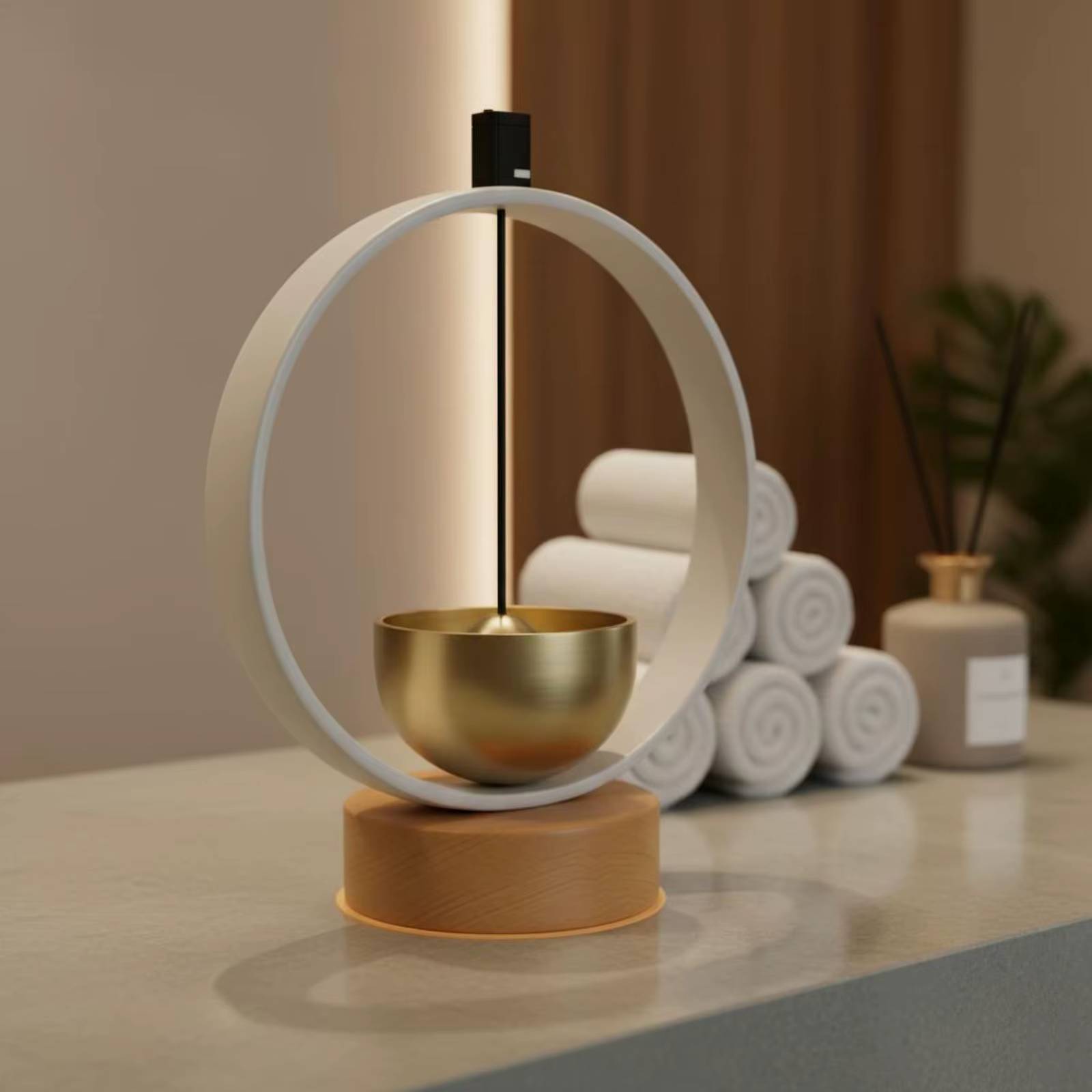 Instrument de méditation méditative, bol sonore en laiton à son clair, outil sonore de pleine consci