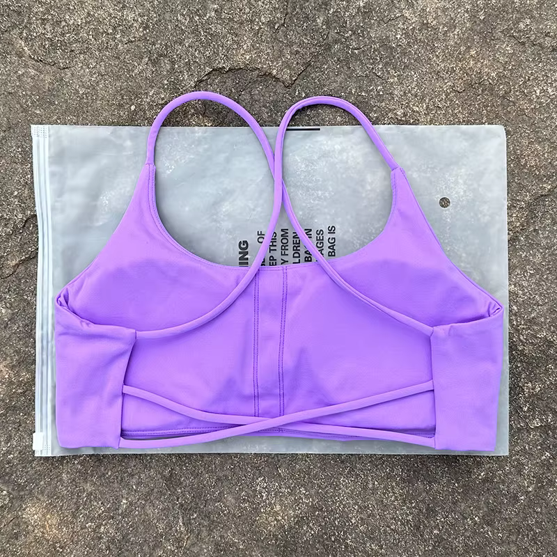 Femmes sport soutien-gorge pour Fitness femmes Yoga gilet entraînement course débardeur femme dos nu