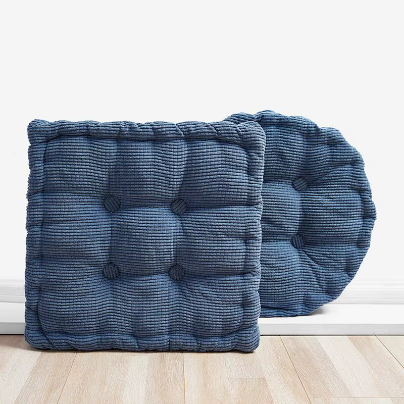 Oreiller carré de méditation au sol pour s'asseoir sur le sol, coussin d'optique touffeté solide pou