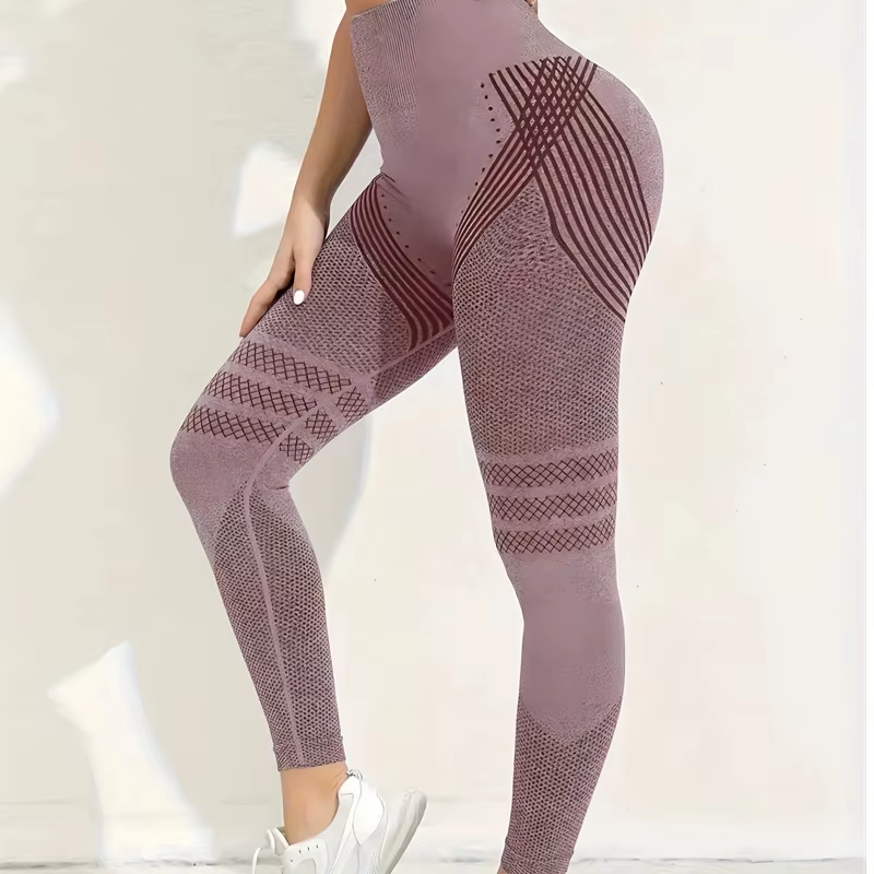 Leggings de yoga de sport 3D pour femmes, pantalons de yoga taille haute, pantalons assiste respiran