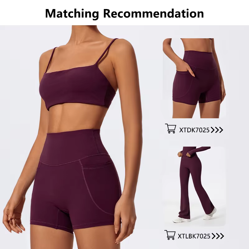 Soutien-gorge de yoga d'été pour femme, brassière push-up pour la gym et l'entraînement, sous-vêteme