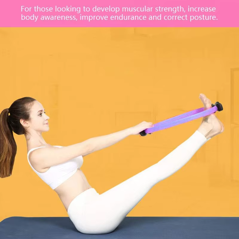 Anneau de Yoga Pilates, cercle d'exercice Durable et antidérapant, cercle d'exercice magique avec do