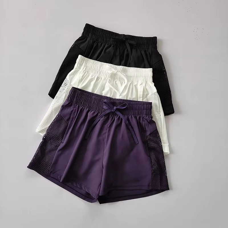 Short de sport d'été pour femmes, Fitness, séchage rapide, ample, Anti-éblouissement, avec poche, no