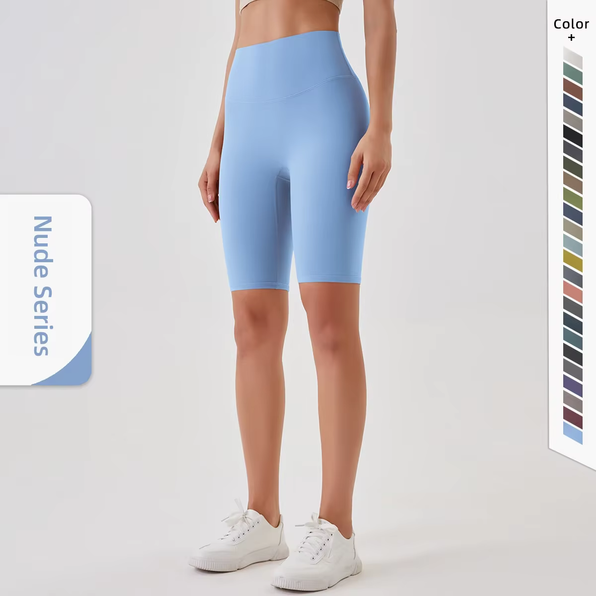 Short de yoga taille haute pour le levage des fesses, legging de yoga sans couture pour l'été, vêtem
