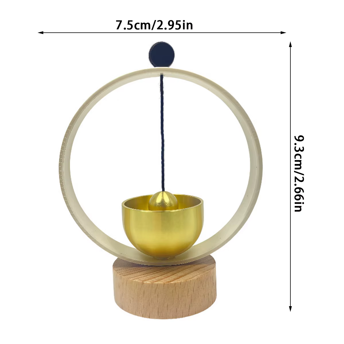 Bol chantant en cuivre Qing pour la méditation et la sonothérapie, instrument de yoga, carillon éoli