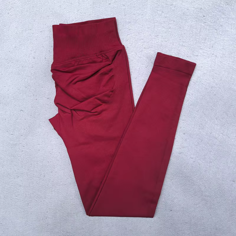 Ensemble de Yoga sans couture pour femmes, 2 pièces, débardeur rembourré, col licou, froissé, levage
