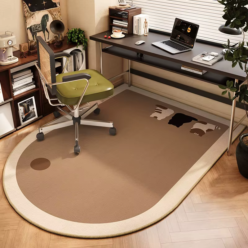 Tapis simple en forme d'arche VIKAMA, coussin de siège pour bureau, salle de réunion, chambre à couc