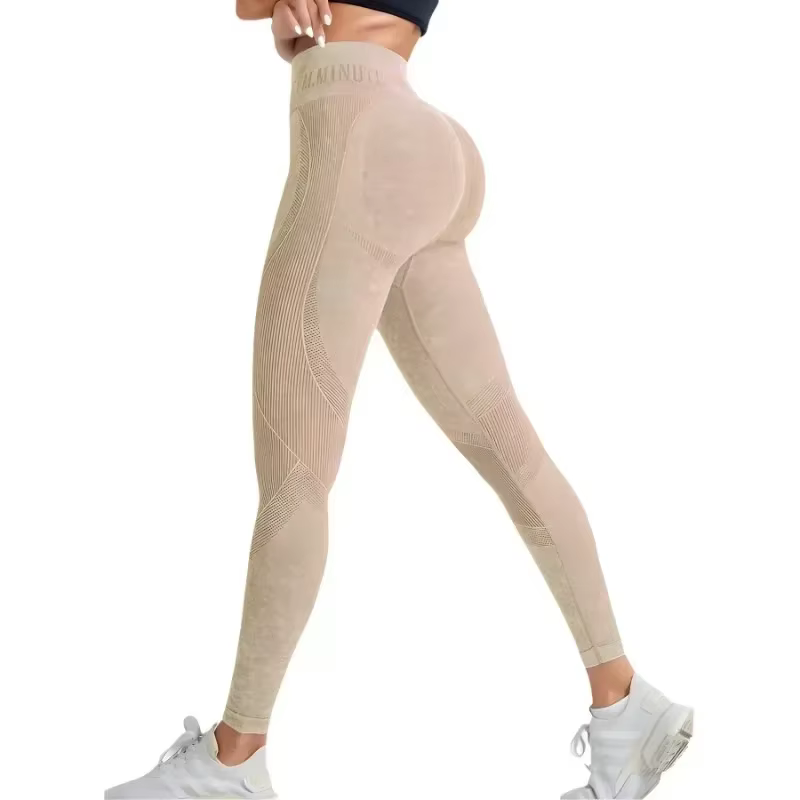 Pantalon de Yoga taille haute sans couture pour femmes, levage des hanches, Sports de plein air, tai