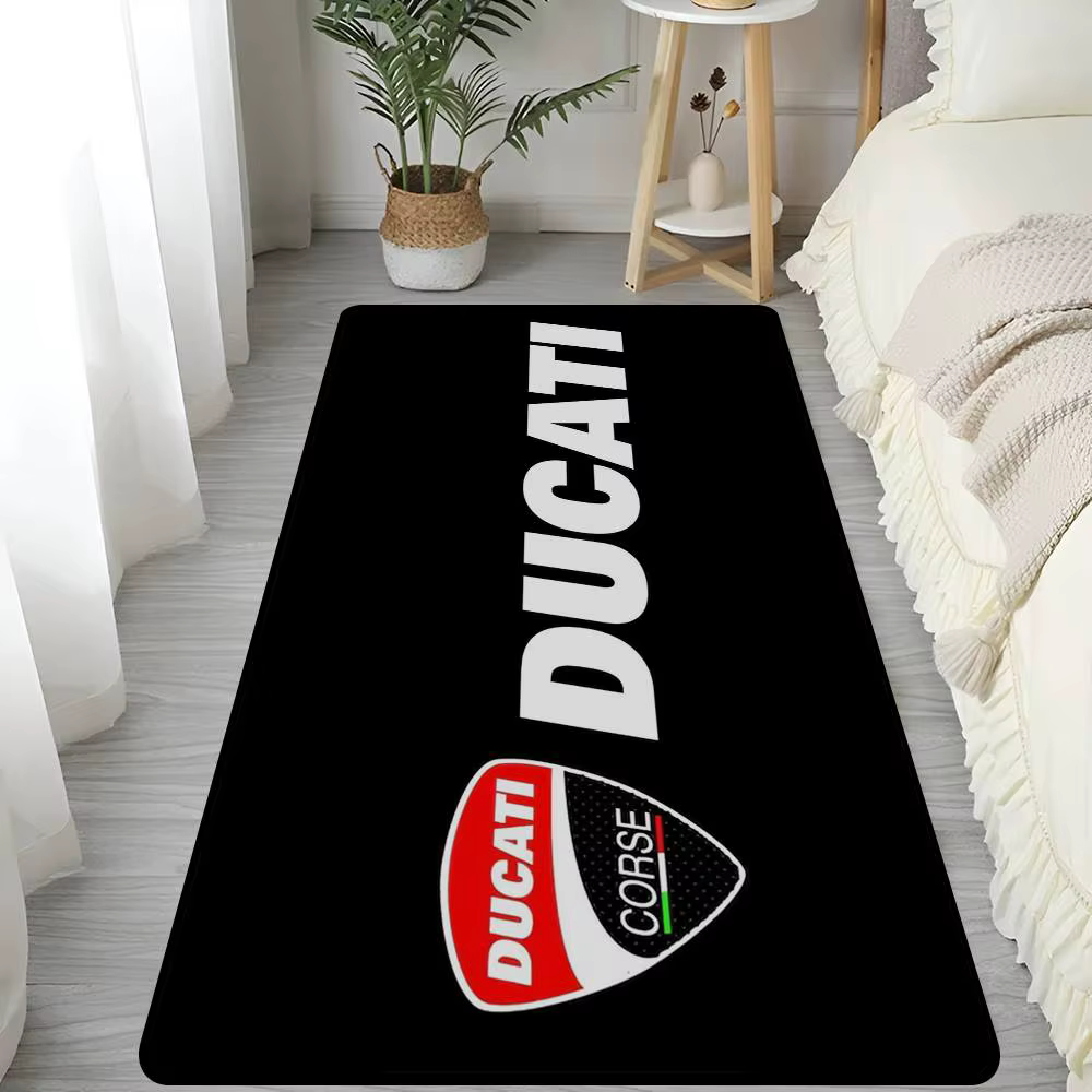 Tapis de sol rectangulaire antidérapant pour moto D-Ducaties, tapis de bienvenue pour porte d'entrée