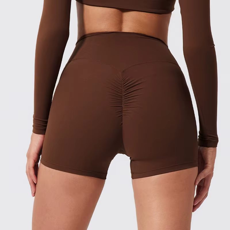 Hearuisavy Short de yoga élastique d'été, Legging de sport push-up, Short de cyclisme et d'entraînem