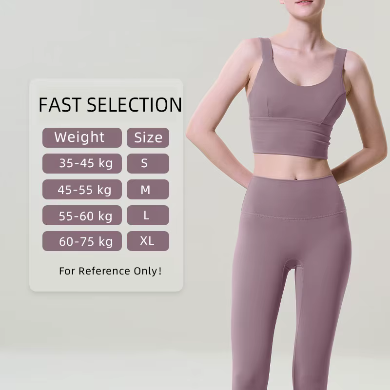 Ensemble de Yoga 2 pièces pour femmes, sport, Fitness, taille haute, pantalon rehausseur de hanches,