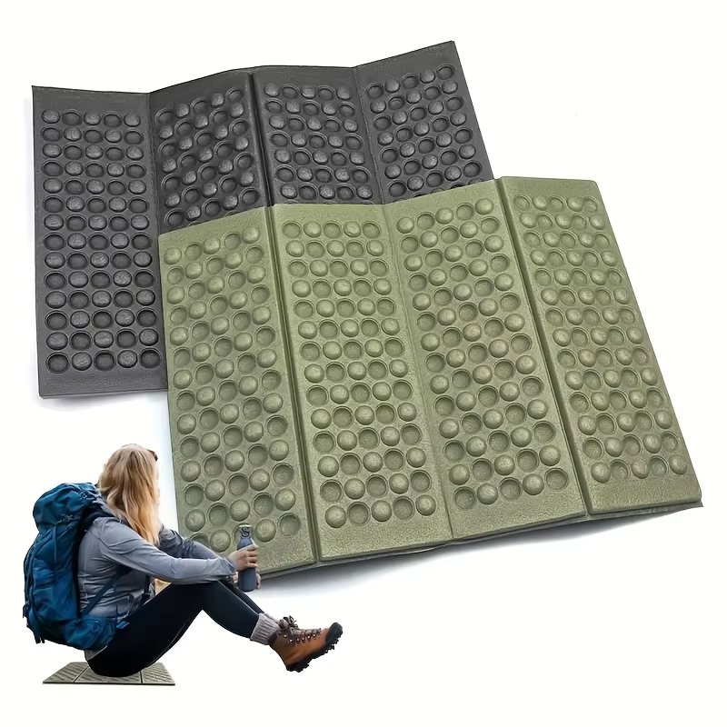 Tapis de massage nid d'abeille pour l'extérieur, coussin en forme d'œuf, tapis pliable XPE pour le c