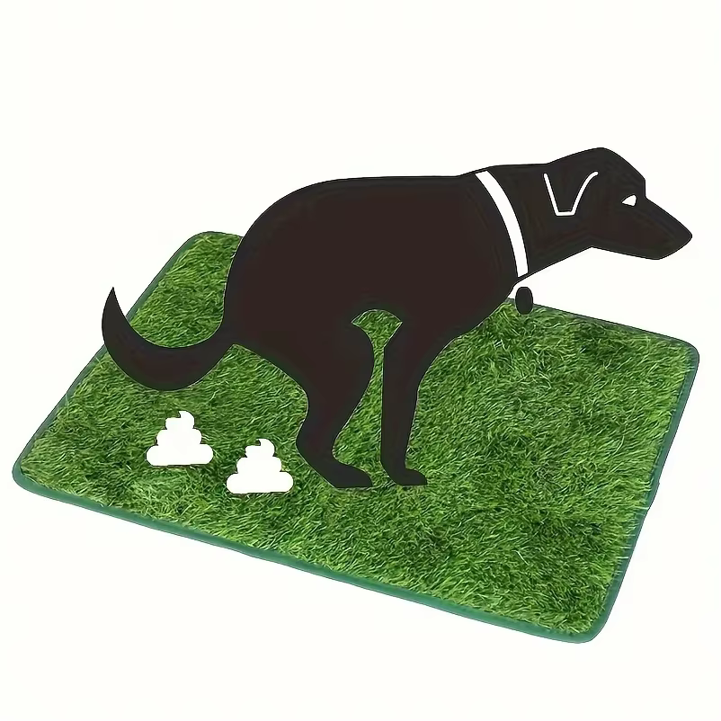 Tapis d'entraînement pour pot pour chien lavable et réutilisable – Coussin en herbe artificielle ant