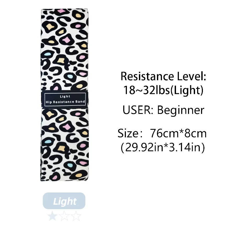 Bandes d'entraînement élastiques pour fessiers et cuisses, bandes de résistance en tissu pour butin