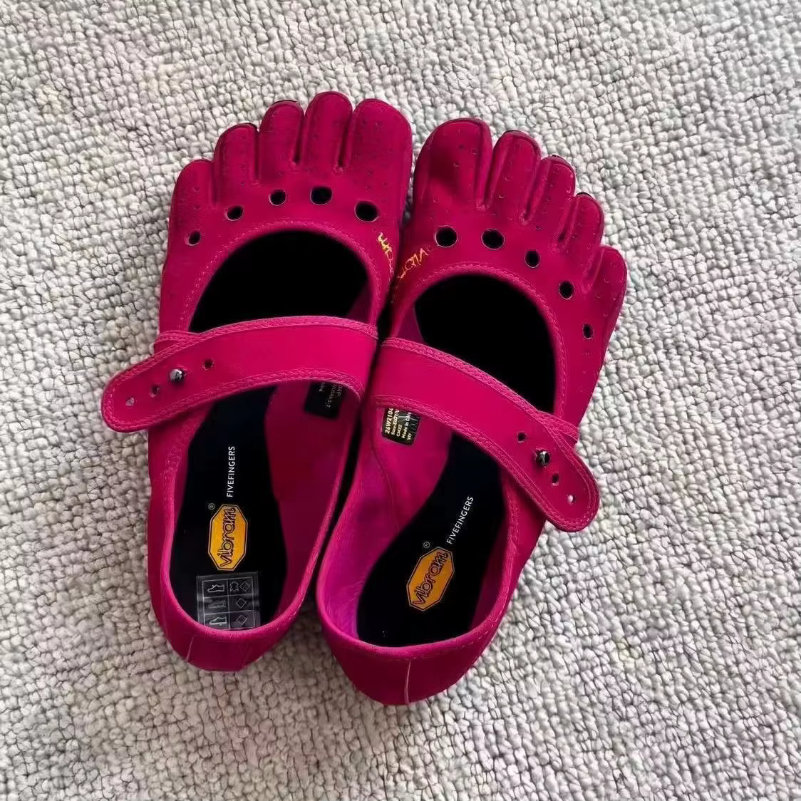 VI-B Mary Janes Five-Finger Pilates Chaussures de sport pour femmes, fitness, danse, à bout fendu, p