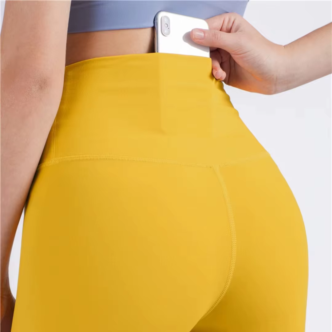 Legging de Yoga taille haute pour femmes, couleur unie, doux, pantalon de Sport, beurre serré, athlé
