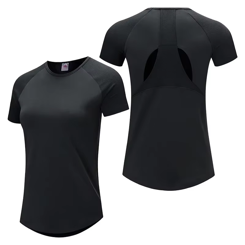 Hauts de course à séchage rapide pour femmes, sweat-shirt serré, Fitness, Yoga, Jogging, T-Shirts de