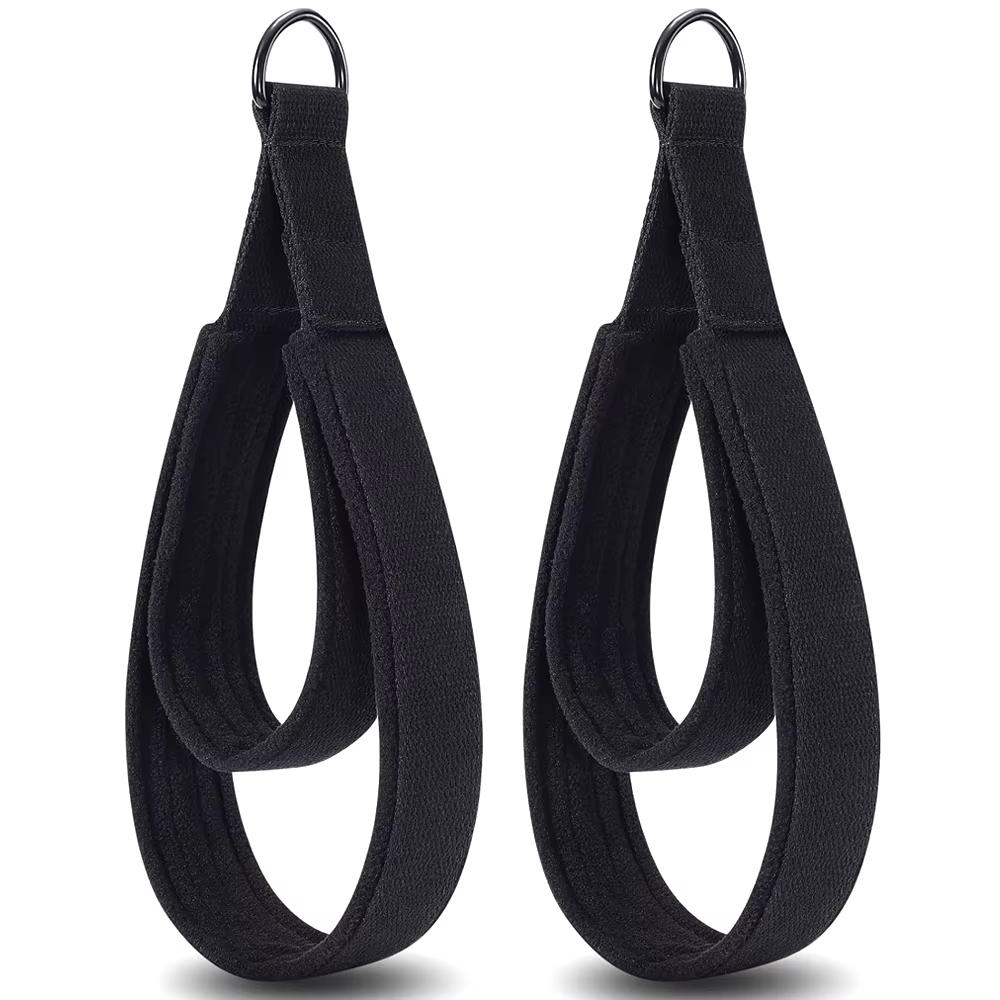 1 paire de sangles à Double boucle Pilates pour Reformer Fitness, sangle à anneau en D, accessoires