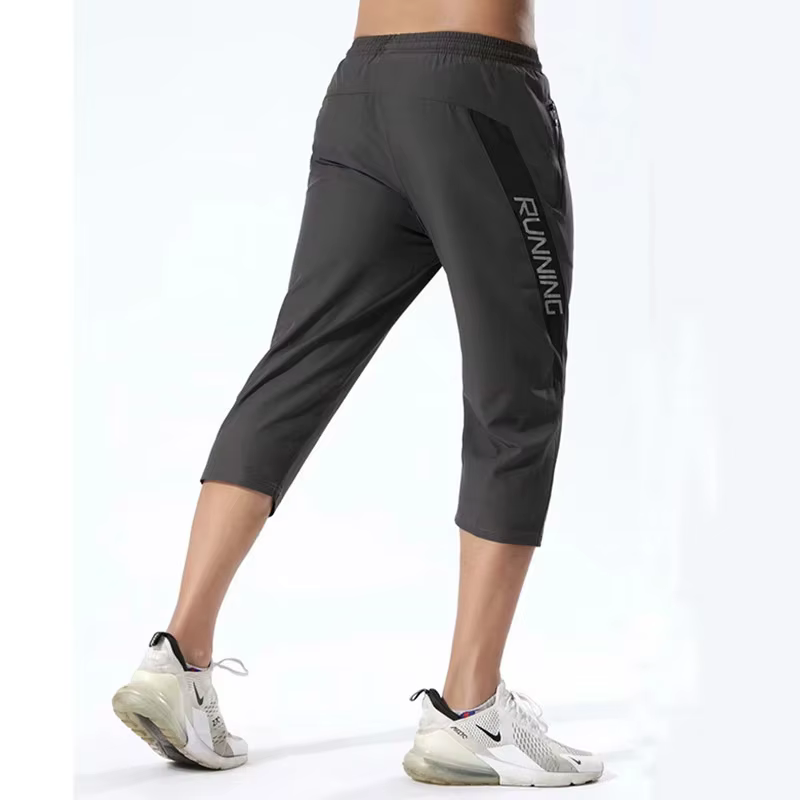 Pantalon de sport pour homme avec poches zippées, jogging d'entraînement, musculation, football, fit