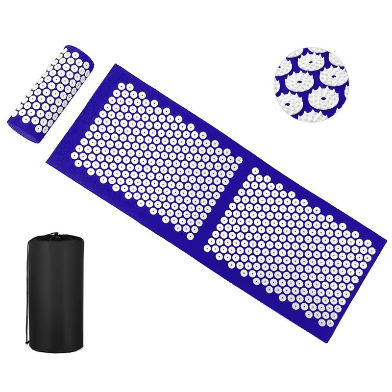Tapis de massage par acupression de grande taille, coussin de méditation et de yoga polyvalent, cous